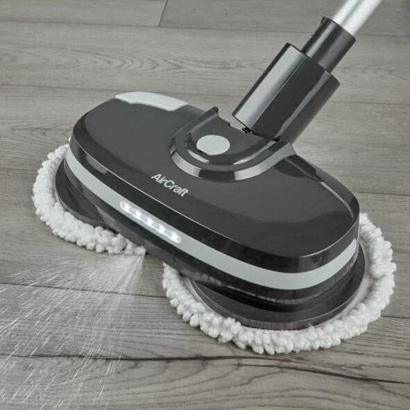 AirCraft PowerGlide , Cordless Rechargeable Hard Floor Cleaner and Polisher With 2 Cleaning Pads