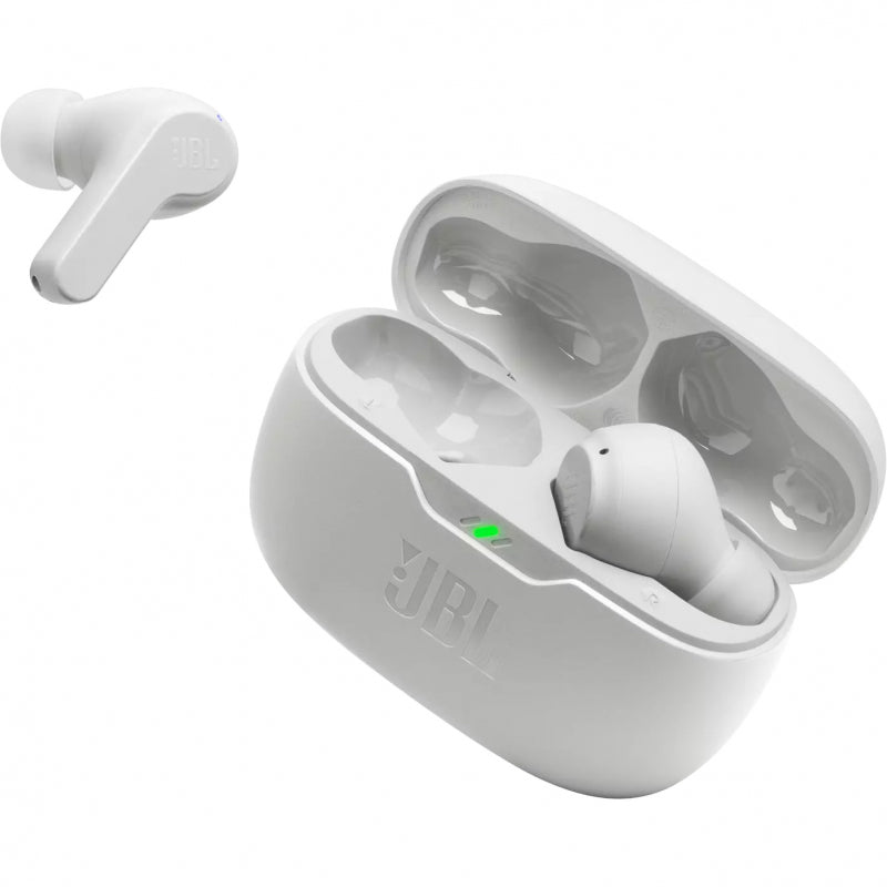 JBL Wave Beam, In-Ear Wireless Earbuds with IP54 and IPX2 Waterproofing (White)