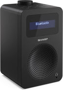 Sharp DR-430BK Digital Bluetooth DAB+/FM Radio, Alarm Clock, 40 Pre-Sets