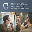 Philips Wet & Dry Electric Shaver Series 3000 with 5D Flex & Pivot heads, Travel Pouch and Pop-up trimmer– S3244/12