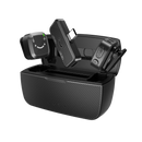 FIFINE M12 Wireless Lavalier Microphone – Dual-Channel 2.4GHz Wireless Microphone System