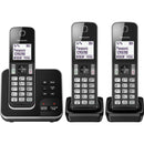 Panasonic KX-TGD623EB Cordless Phone - Triple Handsets