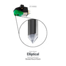 Audio-Technica VMN95E VM95 Series Elliptical replacement stylus Green