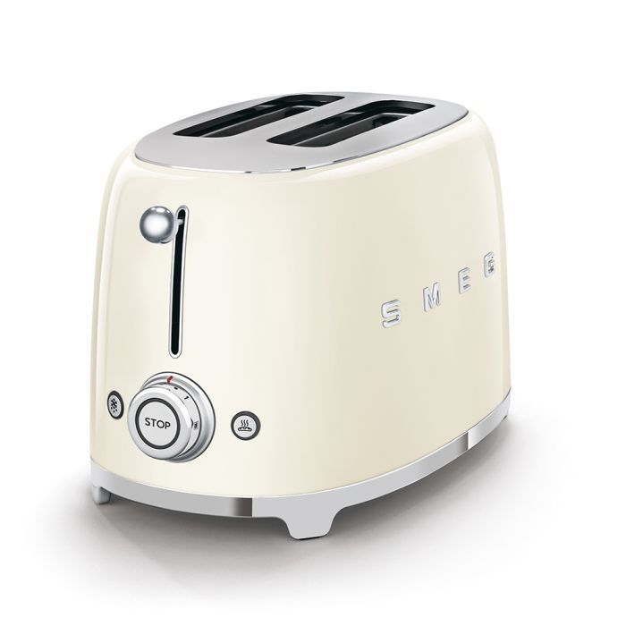 Smeg Retro Bundle | WKF01 Whistling Stovetop Kettle & TSF01 2-Slice Toaster Set