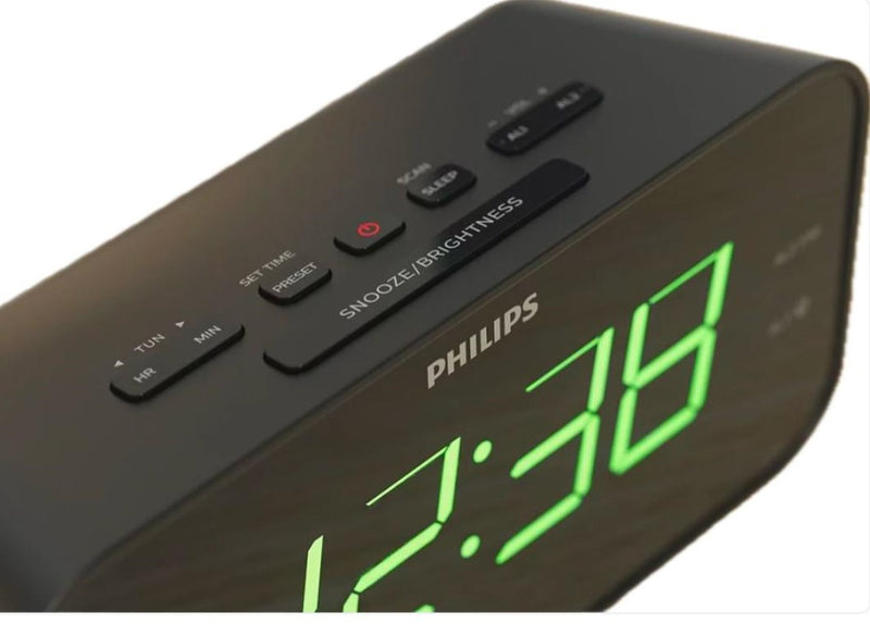 Philips TAR3306 Wake-Up Alarm Clock Digital Portable Radio – Free Gift RRP £10!