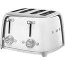 Smeg WKF01 Whistling Stovetop Kettle & TSF03 4-Slice Toaster Bundle
