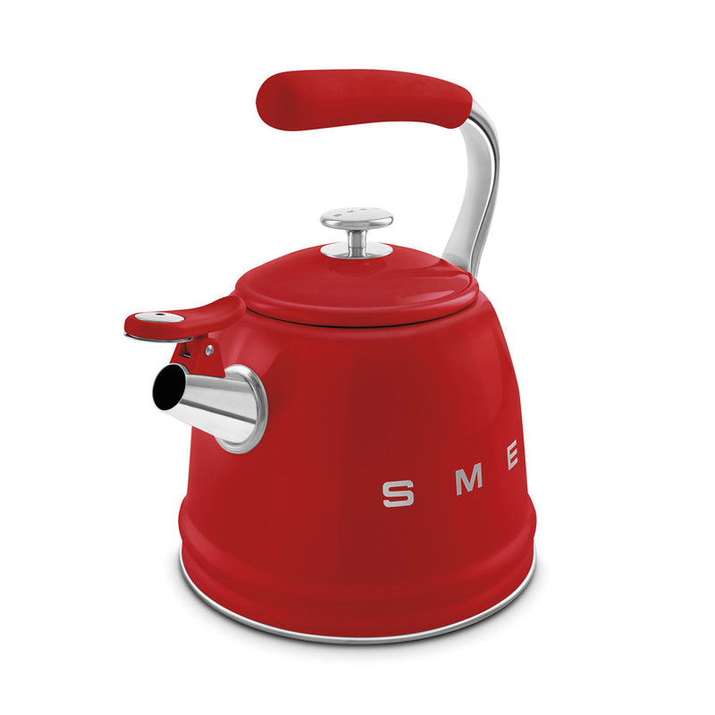 Smeg Retro Bundle | WKF01 Whistling Stovetop Kettle & TSF01 2-Slice Toaster Set