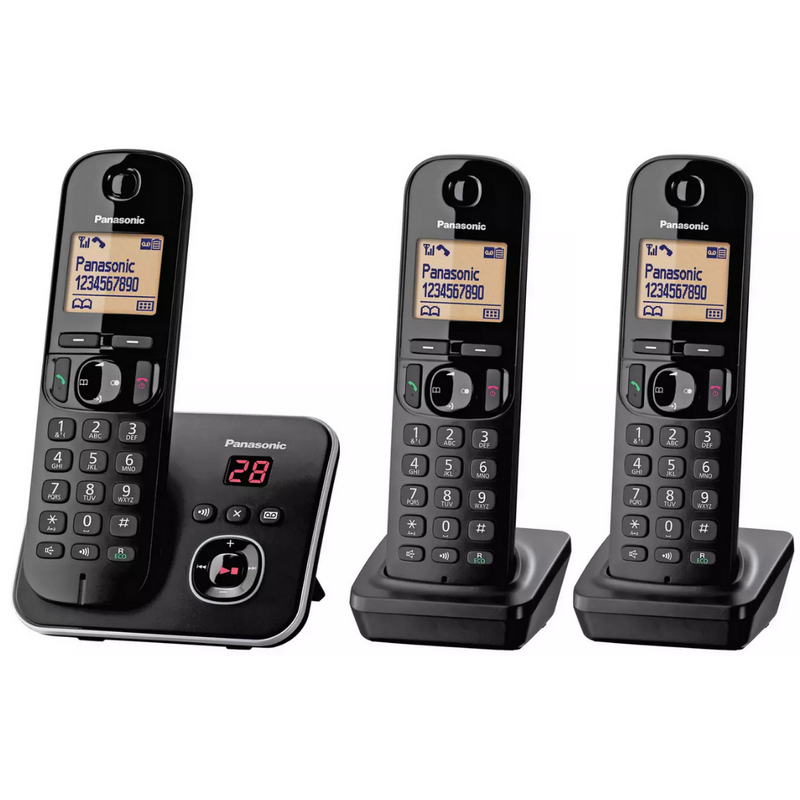 Panasonic KX-TG6803EB Trio Digital Cordless Phone