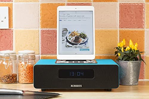 Roberts Blutune 65 DAB/DAB+/FM RDS Bluetooth Sound System with Dock for iPod/iPhone/iPad - Marine Teal