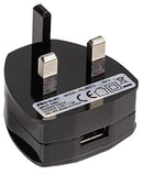 Pro Elec PEL00313 5V, 1.2A, Black USB mains Power Adaptor
