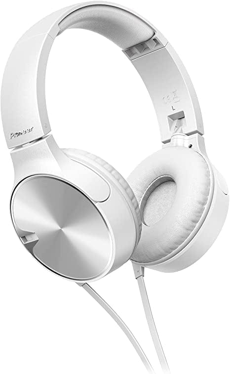 Pioneer SE-MJ722T-W Over-Ear Headphones with Microphone - White
