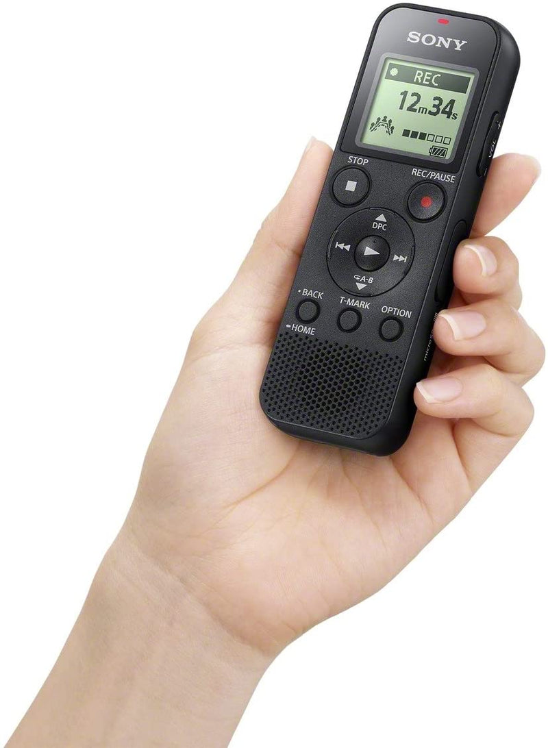 Sony ICD-PX370 4GB Digital Voice Recorder Dictaphone - Black