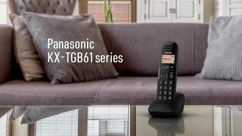 Panasonic KX-TGB610EB Big Button DECT Cordless Telephone with Nuisance Call Blocker– Black