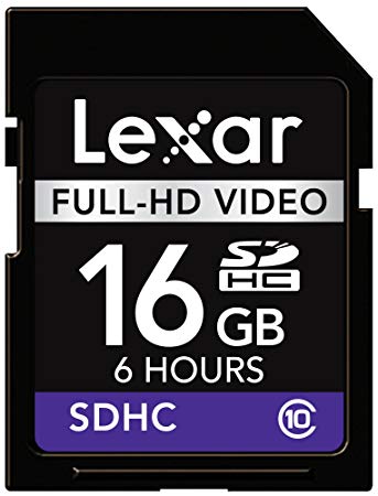 Lexar 16GB SDHC Full-HD Video Card