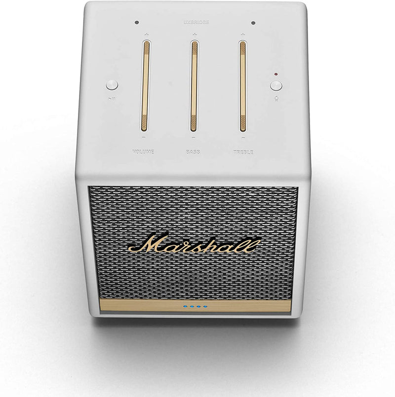Marshall Uxbridge Wireless Bluetooth Smart Speaker with Google Assistant - White