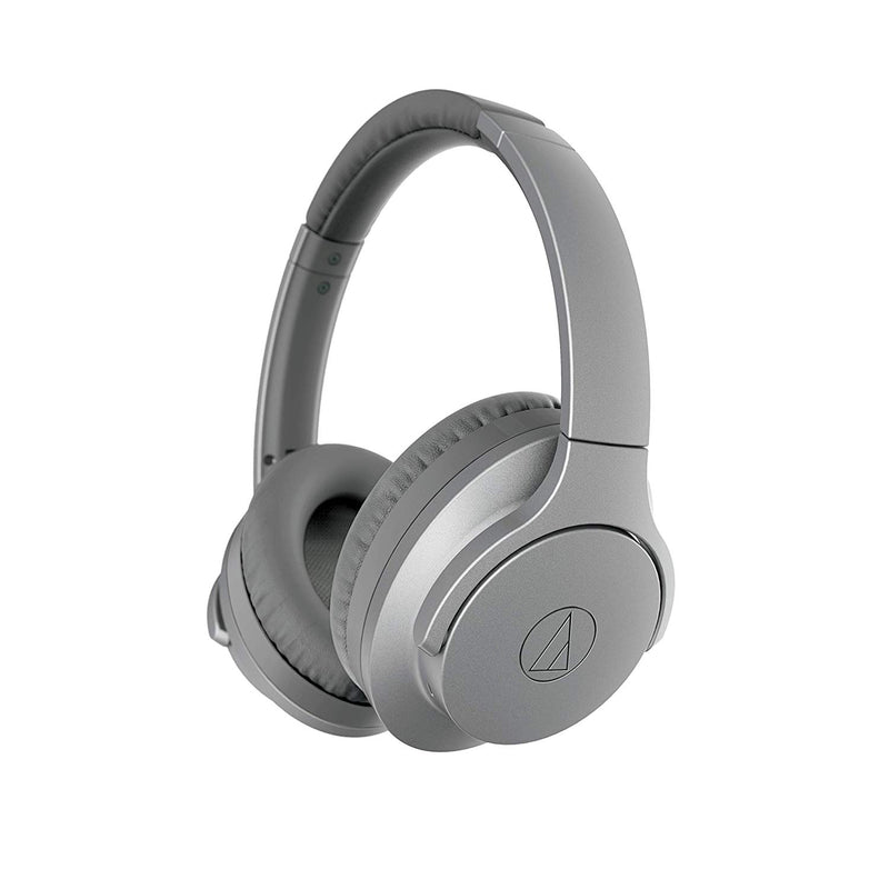 Audio-Technica ATH-ANC700BT Active Noise-Cancelling Wireless Bluetooth Over-Ear Headphones - Grey