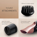 Panasonic EH-NA67 nanoe Hair Dryer with Diffuser and Oscillating Nozzle for Scalp Protection (Pink Gold)