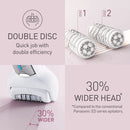 Panasonic ES-EL9A Wet & Dry Cordless Epilator for Women with 8 Attachments & LED Light