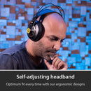 AKG K240 Studio Professional Semi-Open, Over-Ear Headphones, 3.5mm and 1/4" adapters, self adjusting headband - Black and Gold