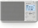 Sony XDR-S41D Portable DAB/DAB+ Wireless Radio with LCD Display - White