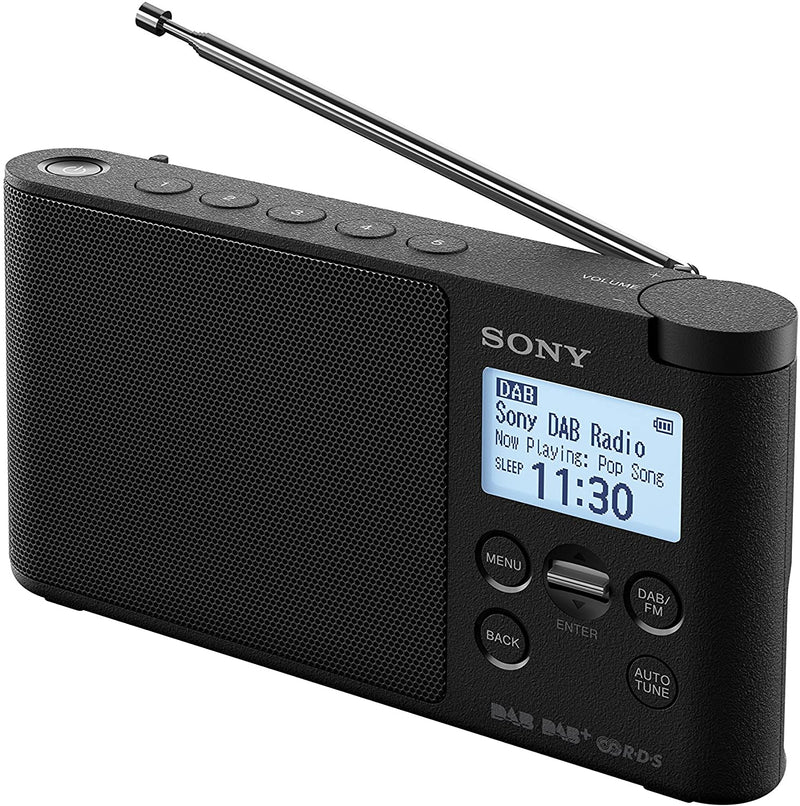 SONY XDR-S41D Portable DAB+/FM Clock Radio - Black