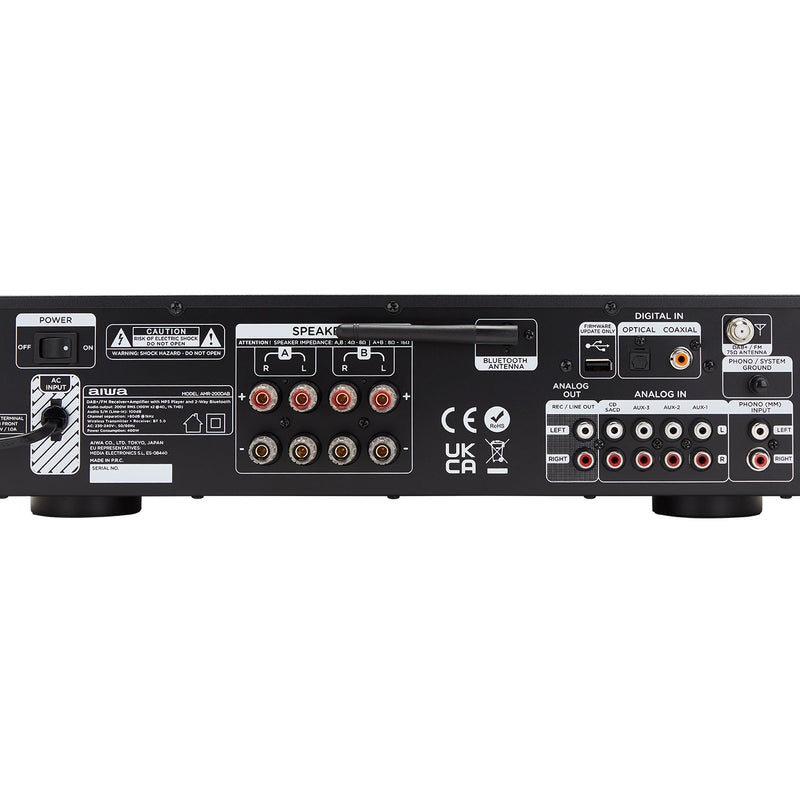 Aiwa AMR-200DAB/BK All-in-One Amplifier - Black