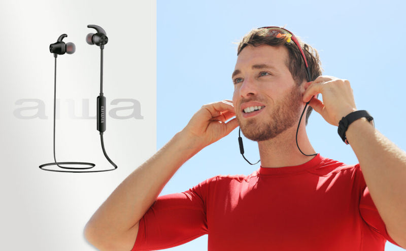 Aiwa ESTBT-400BK Wireless In-Ear Headphone