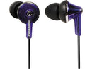 Panasonic RP-HJE190E Deep Bass Fit In-Ear Headphones - Purple