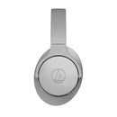 Audio-Technica ATH-ANC700BT Active Noise-Cancelling Wireless Bluetooth Over-Ear Headphones - Grey