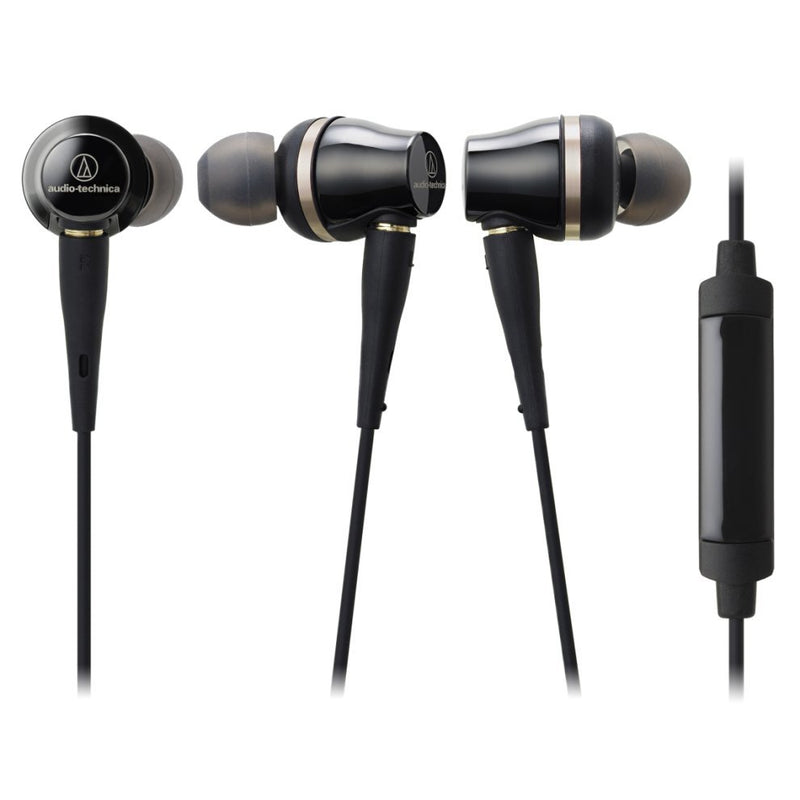Audio-Technica ATH-CKR100iS In-Ear Headphones - Black