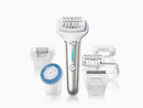 Panasonic ES-EL9A Wet & Dry Cordless Epilator for Women with 8 Attachments & LED Light