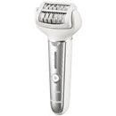 Panasonic ES-EL9A Wet & Dry Cordless Epilator for Women with 8 Attachments & LED Light