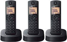 Panasonic KX-TGC313EB Digital Cordless Telephone - Nuisance Call Block - Triple