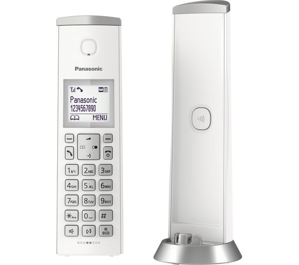 Panasonic KX-TGK220EW Cordless Telephone Dect-White Single