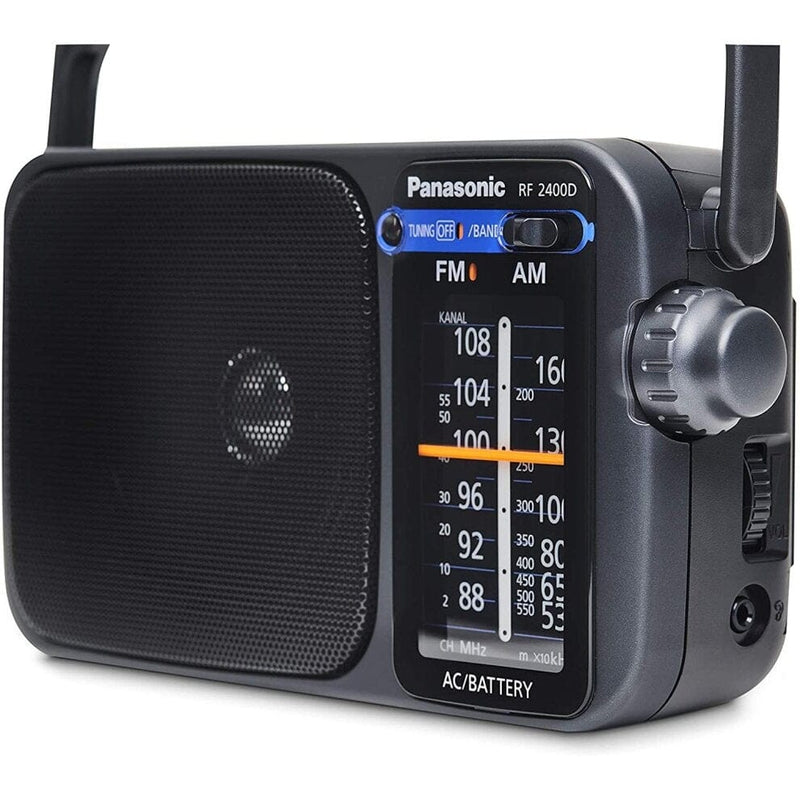 Portable R Radio Panasonic RF-2400D Digital Portable Radio AM/FM - Free Gift RRP £5!