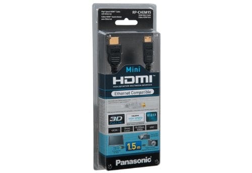 Panasonic RP-CHEM15E-K 1.5m Mini HDMI Cable