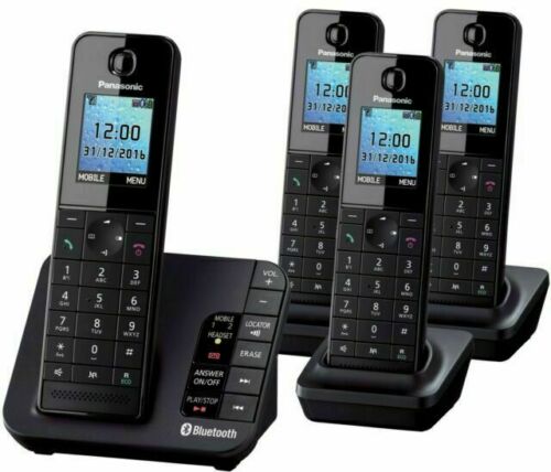 Panasonic KX-TGH264EB - Link to Mobile - Cordless Quad Dect Phone - Nuisance Block